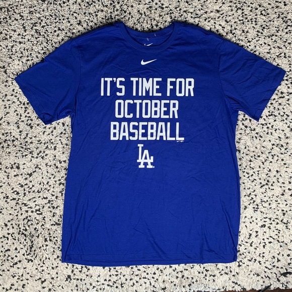 dodgers october baseball shirt